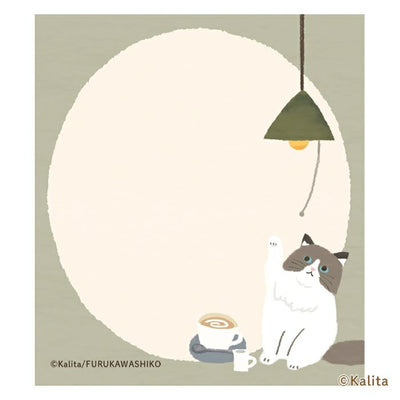 Furukawashiko x Kalita Life is Coffee Memo Pad - White Coffee LM348