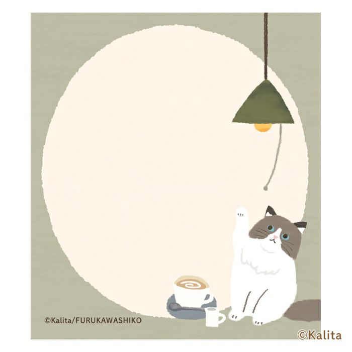 Furukawashiko x Kalita Life is Coffee Memo Pad - White Coffee LM348