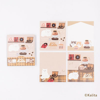 Furukawashiko x Kalita Life is Coffee Memo Pad - Caramel Coffee LM349