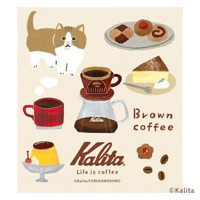 Furukawashiko x Kalita Life is Coffee Memo Pad - Brown Coffee LM350