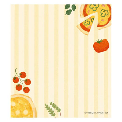 Furukawashiko Viva Italia Memo Pad - Pizza Cat LM364