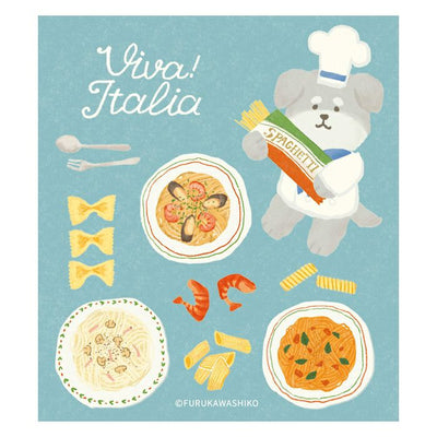 Furukawashiko Viva Italia Memo Pad - Pasta Dog LM366