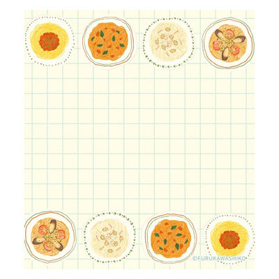 Furukawashiko Viva Italia Memo Pad - Pasta Dog LM366