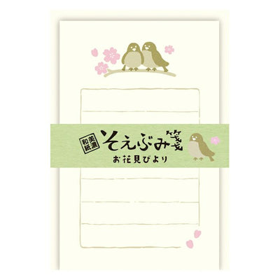 Furukawashiko Spring Limited Edition Mini Letter Set - Bird LS472