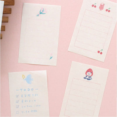Furukawashiko Spring Limited Edition Mini Letter Set - Mimosa