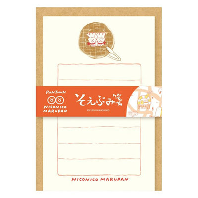 Furukawashiko Bread Town Mini Letter Set - NicoNico Marupan LS513