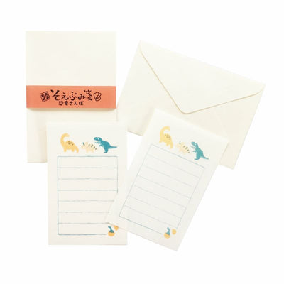 Furukawashiko Mini Letter Set - Dinosaur LS525