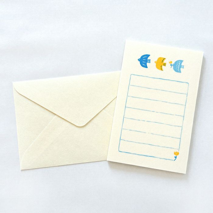 Furukawashiko Mini Letter Set - Delivery Bird LS561