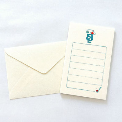 Furukawashiko Mini Letter Set - Seal Cream Soda LS562