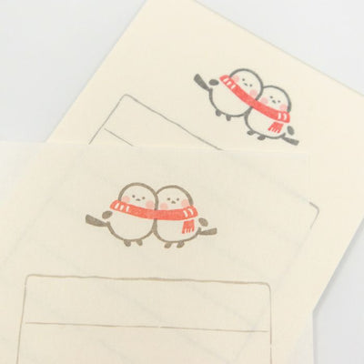 Furukawashiko Winter Limited Edition Mini Letter Set - Friendly Shimaenaga LS609