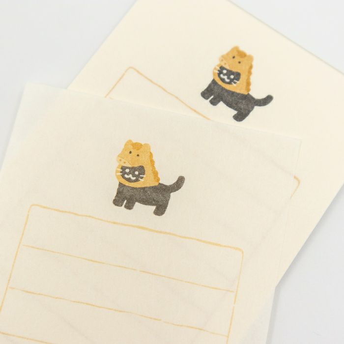 Furukawashiko Winter Limited Edition Mini Letter Set - Cat in Costume LS611