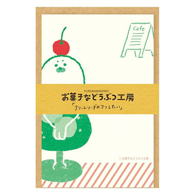 Furukawashiko Animal Confectionery Studio Mini Letter Set - Cream Soda LT615