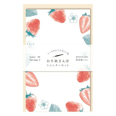 Furukawashiko Spring Limited Edition Mini Letter Set - Fresh Strawberry LT652