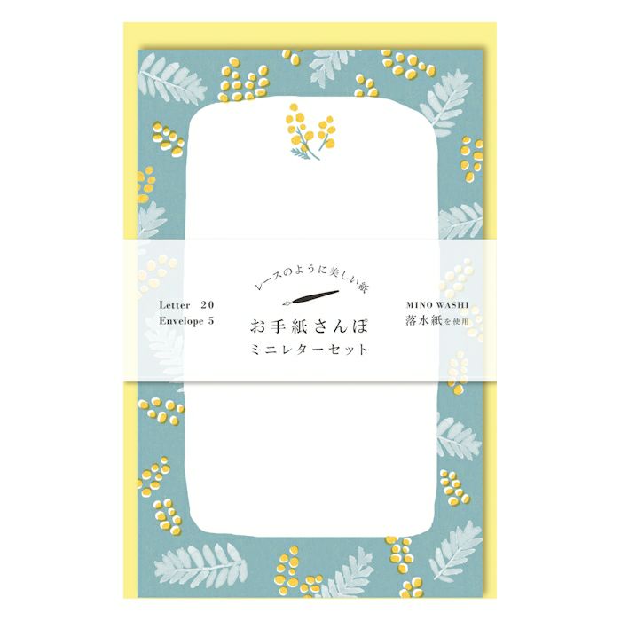 Furukawashiko Spring Limited Edition Mini Letter Set - Mimosa 2 LT653