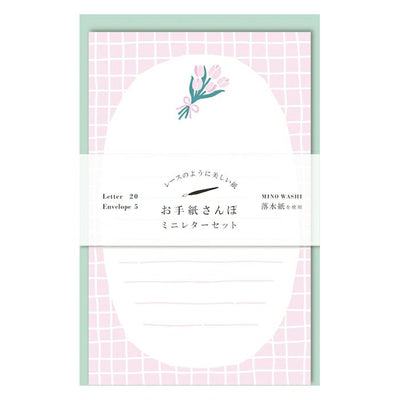Furukawashiko Spring Limited Edition Mini Letter Set - Tulip Bouquet LT654