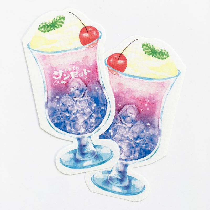 Furukawashiko Summer Limited Edition Cream Soda Letter Paper Set - Sunset LT666