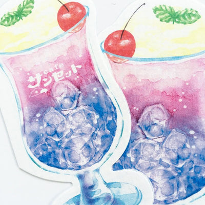 Furukawashiko Summer Limited Edition Cream Soda Letter Paper Set - Sunset LT666