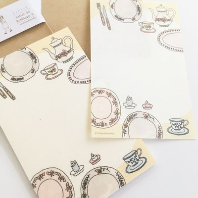 Furukawashiko Bonjour Paris Mini Letter Set - Antique LT670