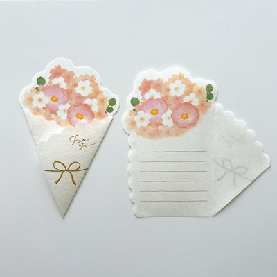 Furukawashiko Bouquet Letter Paper Set - Sakura LT699