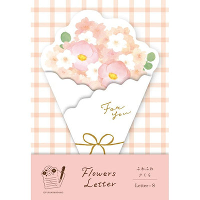 Furukawashiko Bouquet Letter Paper Set - Sakura LT699