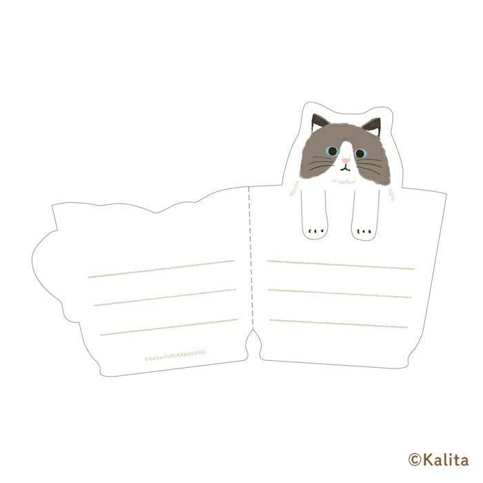 Furukawashiko x Kalita Life is Coffee Mini Letter Paper Set - White Coffee LT726