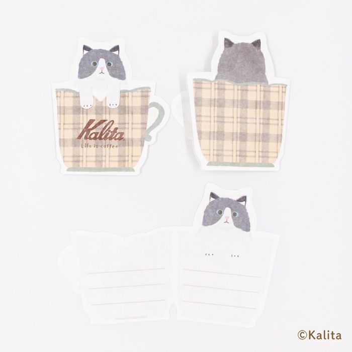 Furukawashiko x Kalita Life is Coffee Mini Letter Paper Set - White Coffee LT726