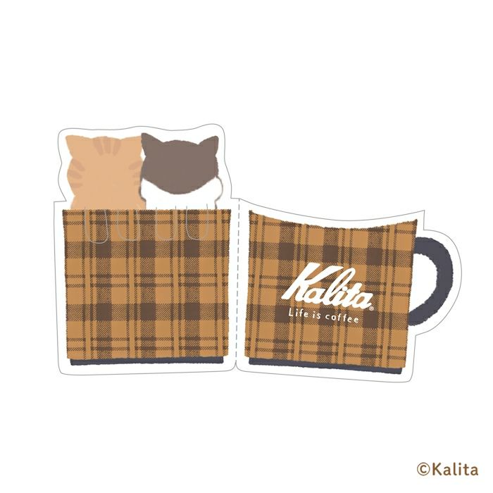 Furukawashiko x Kalita Life is Coffee Mini Letter Paper Set - Caramel Coffee LT727