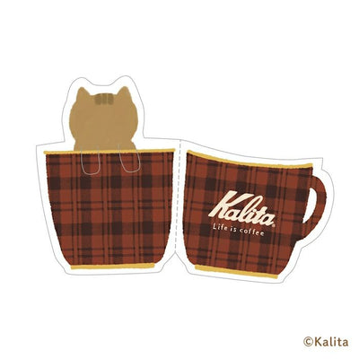 Furukawashiko x Kalita Life is Coffee Mini Letter Paper Set - Brown Coffee LT728