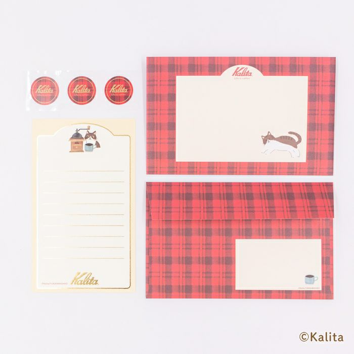Furukawashiko x Kalita Life is Coffee Letter Set - Black Coffee LT729
