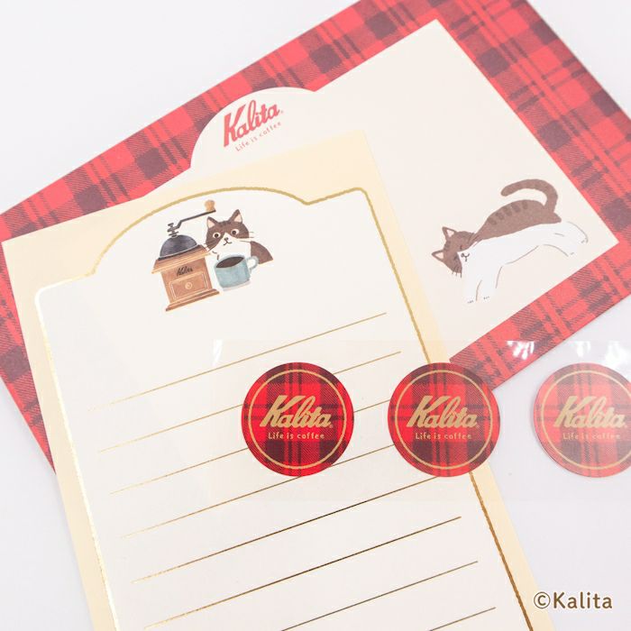 Furukawashiko x Kalita Life is Coffee Letter Set - Black Coffee LT729