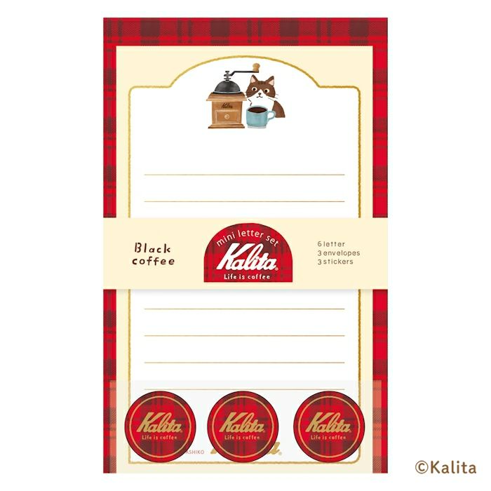 Furukawashiko x Kalita Life is Coffee Letter Set - Black Coffee LT729