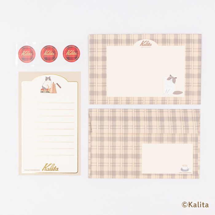 Furukawashiko x Kalita Life is Coffee Letter Set - White Coffee LT730