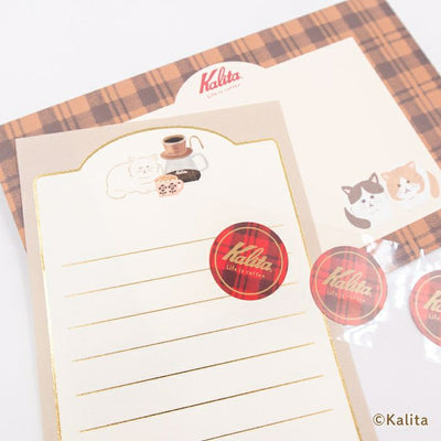 Furukawashiko x Kalita Life is Coffee Letter Set - Caramel Coffee LT731
