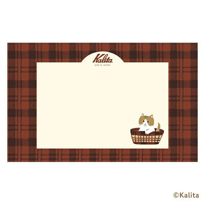 Furukawashiko x Kalita Life is Coffee Letter Set - Brown Coffee LT732