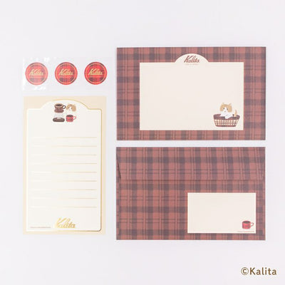 Furukawashiko x Kalita Life is Coffee Letter Set - Brown Coffee LT732