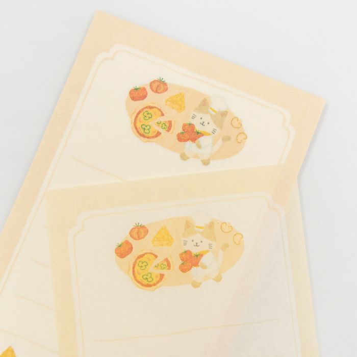 Furukawashiko Viva Italia Mini Letter Set - Pizza Cat LT742