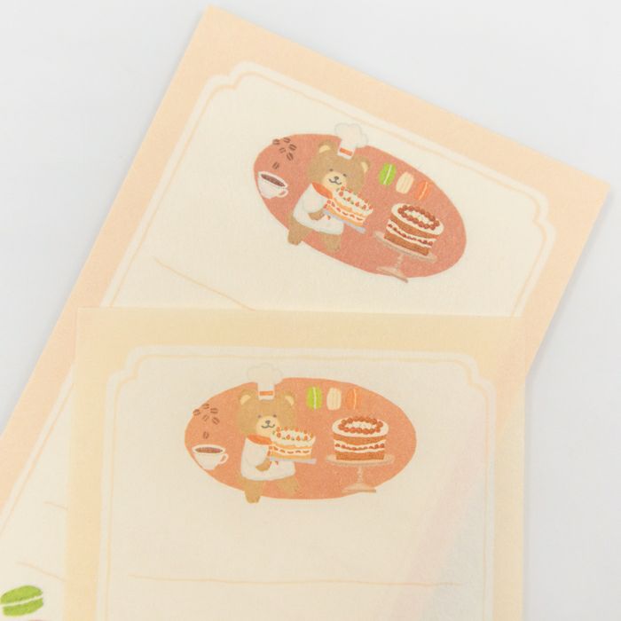 Furukawashiko Viva Italia Mini Letter Set - Dessert Bear LT743