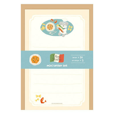 Furukawashiko Viva Italia Mini Letter Set - Pasta Dog LT744
