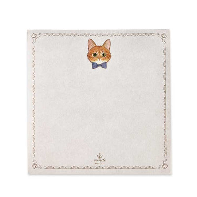 Clothes-Pin Mondo Miki Takei Memo Pad - Ginger Cat MM-15756