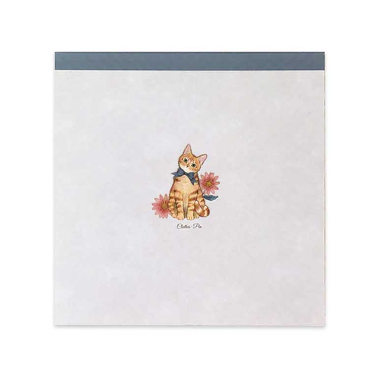 Clothes-Pin Mondo Miki Takei Memo Pad - Ginger Cat MM-15756