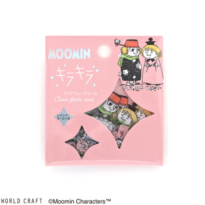 World Craft x Moomin Holographic Foil Clear Sticker Flakes - Fuddler and Jumble MOKFS-116