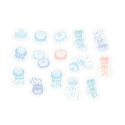 World Craft Jellyfish Washi Sticker Flakes MRFS-012