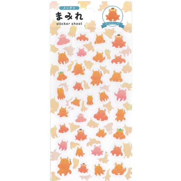 World Craft Flapjack Octopus Clear Sticker MRSE-009