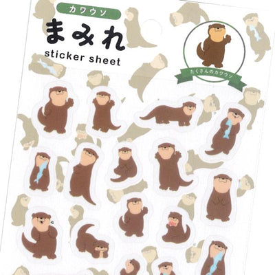 World Craft Otter Clear Sticker MRSE-011