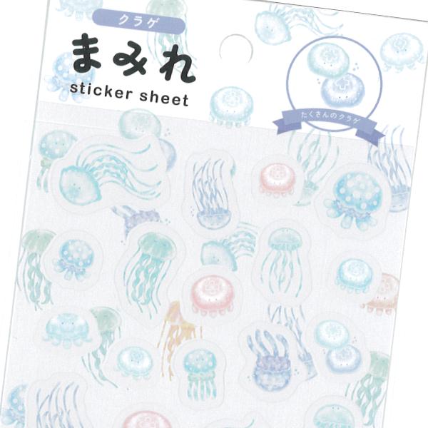 World Craft Jellyfish Clear Sticker MRSE-012