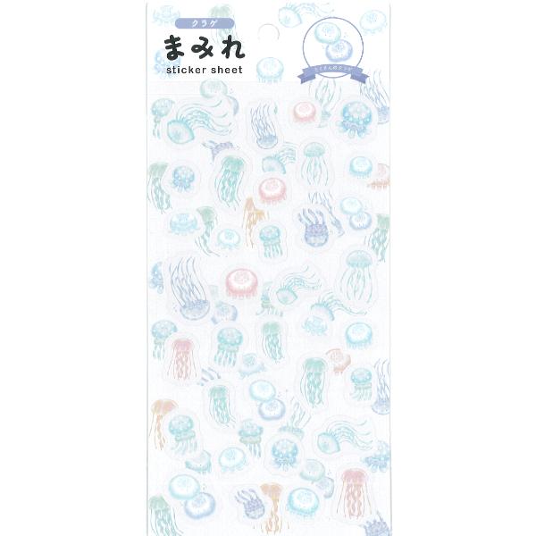 World Craft Jellyfish Clear Sticker MRSE-012