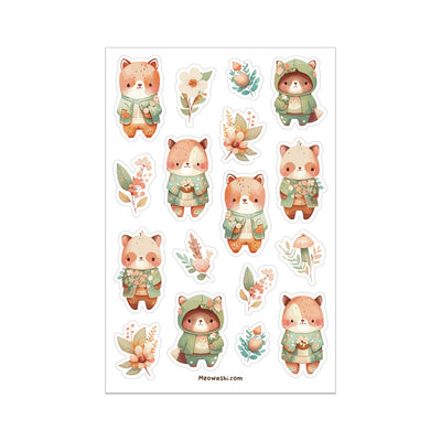 Woodland Forest Stickers + Washi Strips set 327 / 328 – PapergeekCo