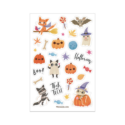 Meowashi Studio - Fun Halloween Vinyl Sticker