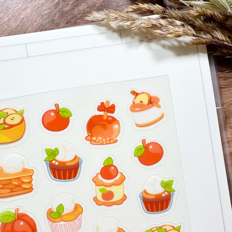 Meowashi Studio - Rabbit Apple House Clear Sticker Sheet