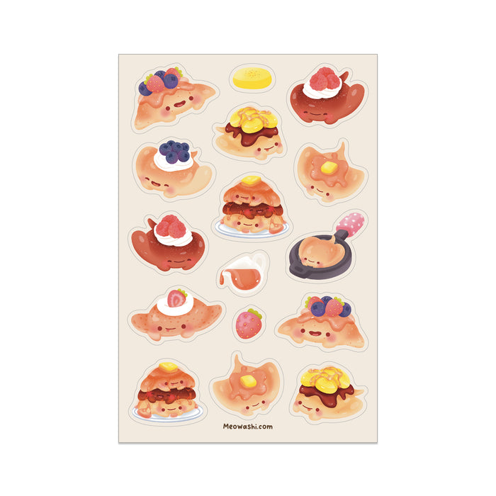 Meowashi Studio - Stingray Pancakes Vinyl Sticker Sheet